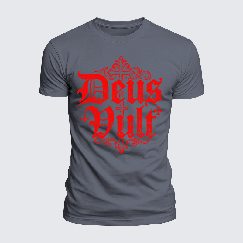 Luxe Mercerized Cotton Tee - Deus Vult