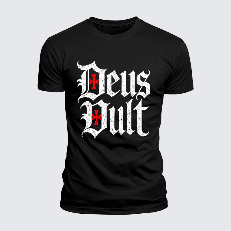 Luxe Mercerized Cotton Tee - Deus Vult