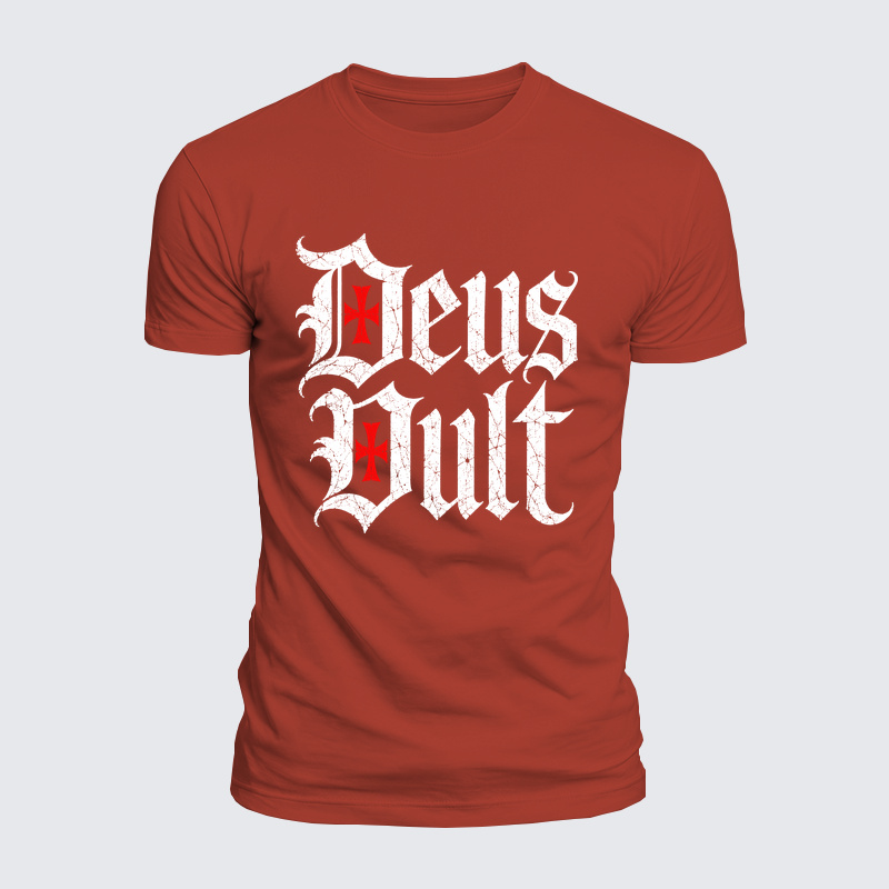 Luxe Mercerized Cotton Tee - Deus Vult