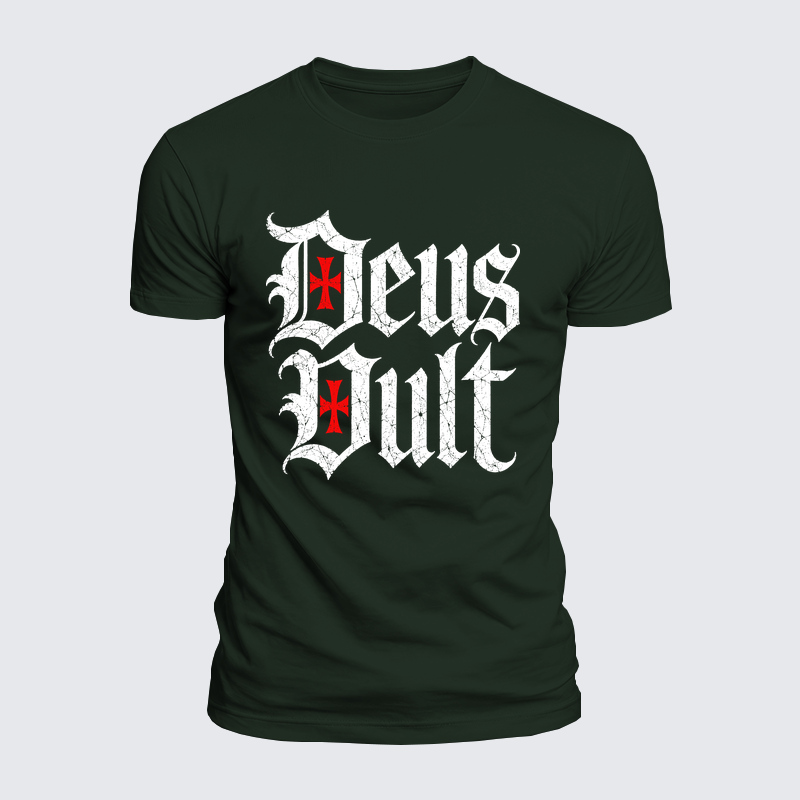 Luxe Mercerized Cotton Tee - Deus Vult