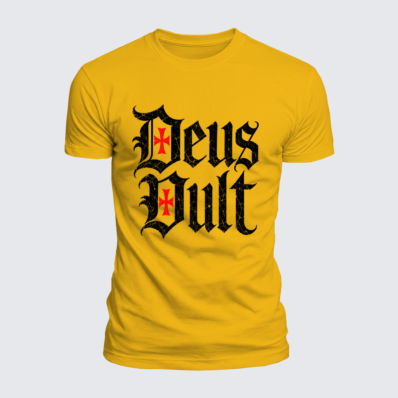 Luxe Mercerized Cotton Tee - Deus Vult