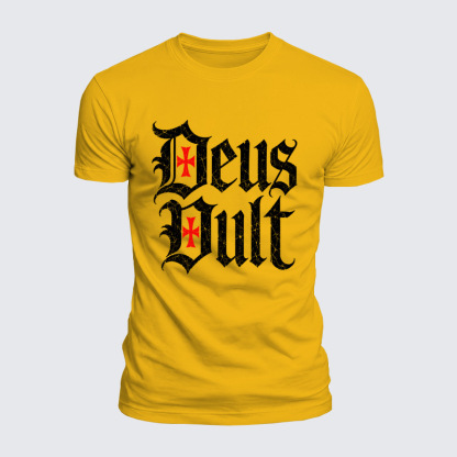 Luxe Mercerized Cotton Tee - Deus Vult