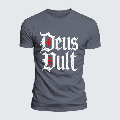 Luxe Mercerized Cotton Tee - Deus Vult