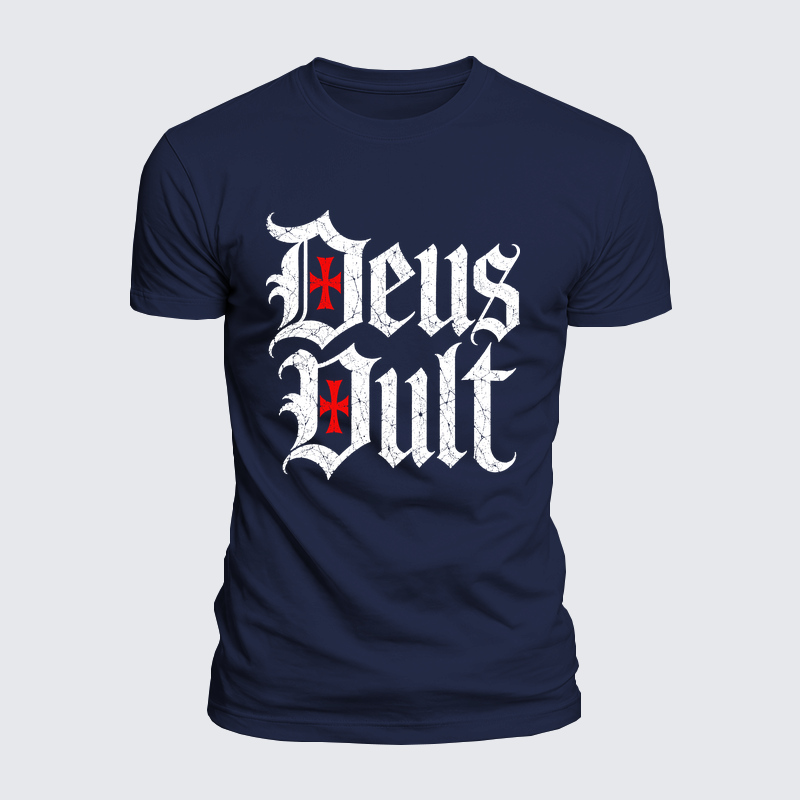Luxe Mercerized Cotton Tee - Deus Vult