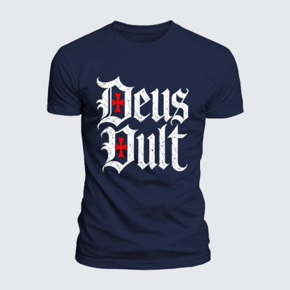 Luxe Mercerized Cotton Tee - Deus Vult