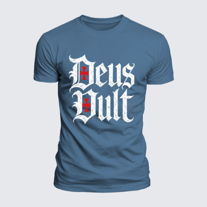 Luxe Mercerized Cotton Tee - Deus Vult