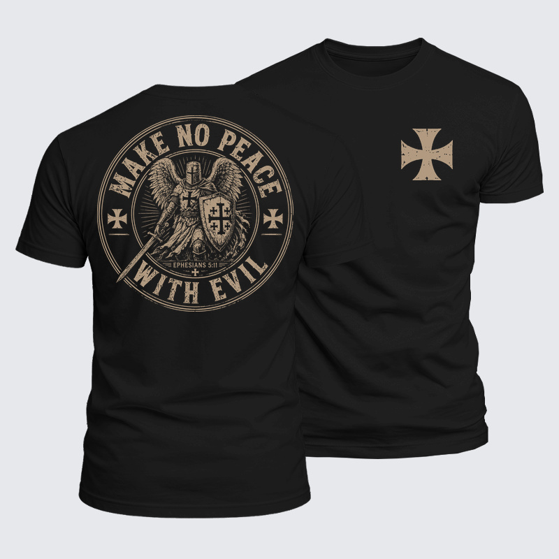 [Copy]Luxe Mercerized Cotton Tee - No Weapon Formed Shall Prosper - Isaiah 54:17