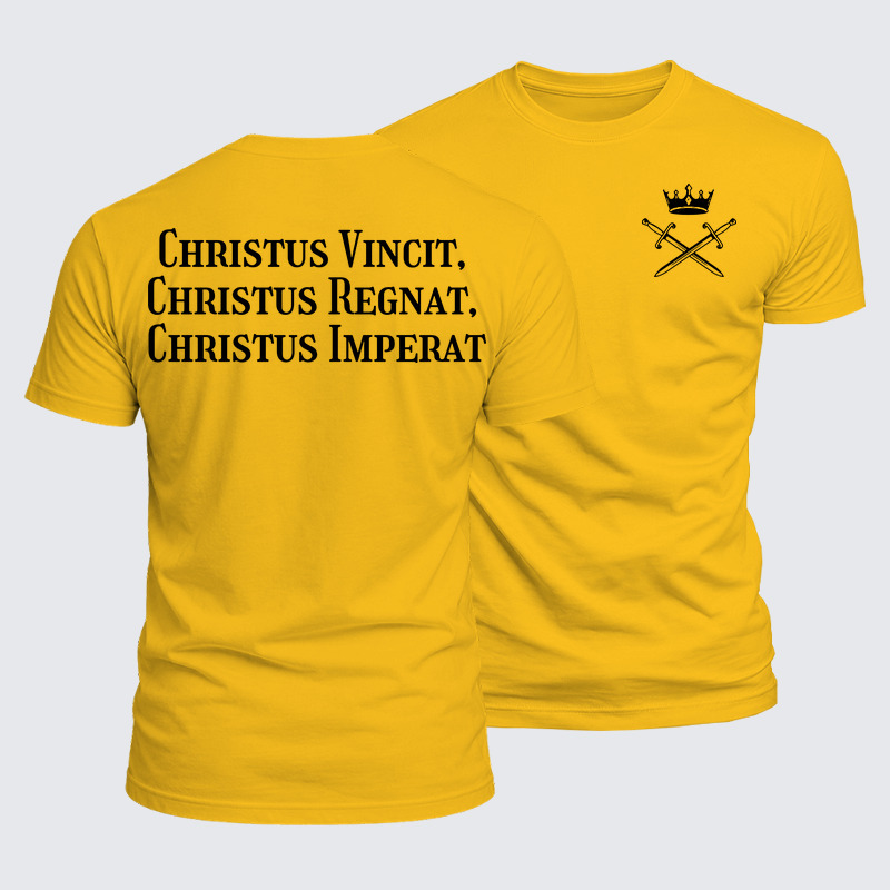 [Copy]Luxe Mercerized Cotton Tee - Ave Christus Rex