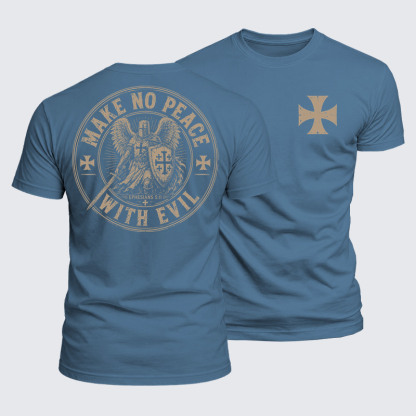 [Copy]Luxe Mercerized Cotton Tee - No Weapon Formed Shall Prosper - Isaiah 54:17