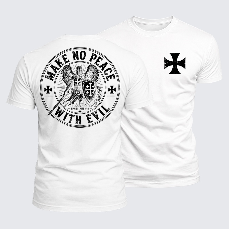 [Copy]Luxe Mercerized Cotton Tee - No Weapon Formed Shall Prosper - Isaiah 54:17