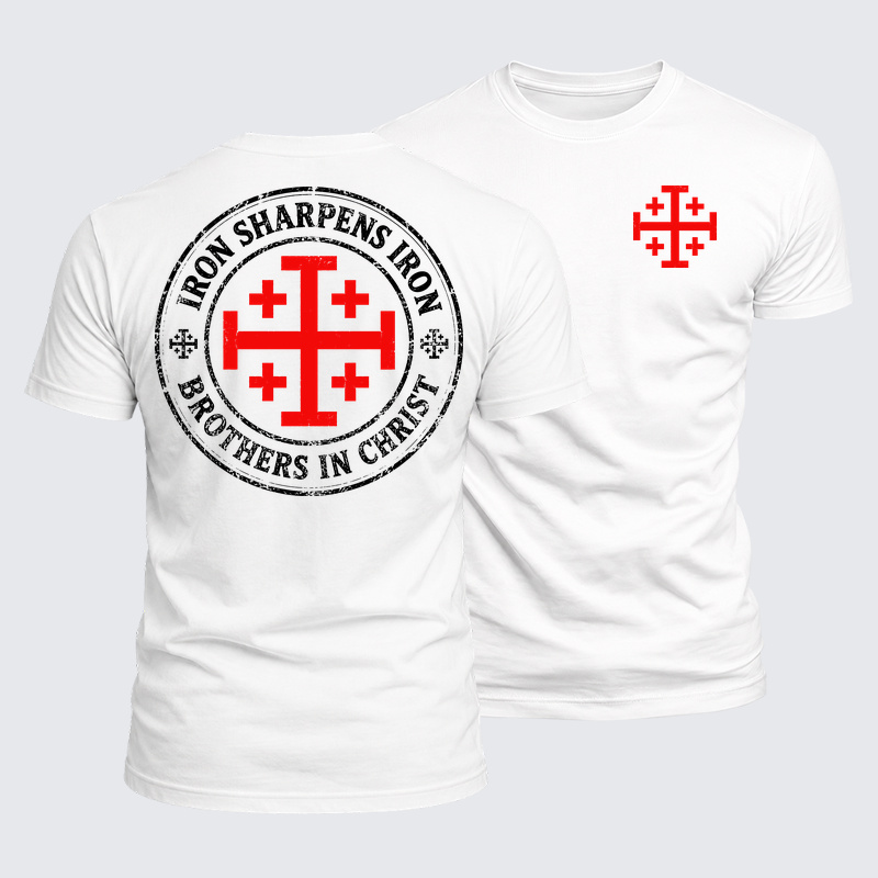 Luxe Mercerized Cotton Tee - Fear No Evil God Is With Me