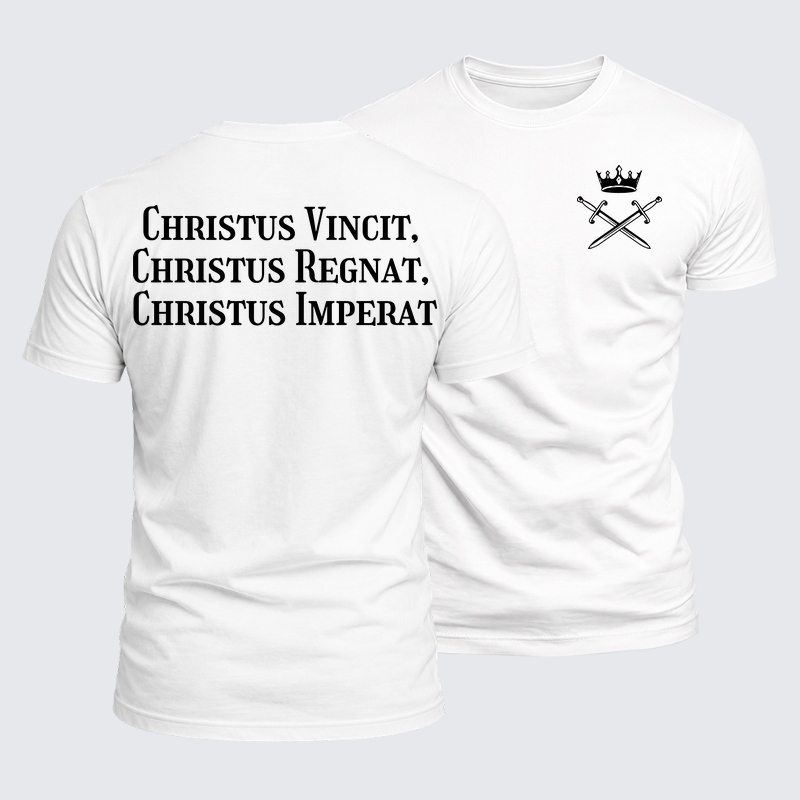 [Copy]Luxe Mercerized Cotton Tee - Ave Christus Rex