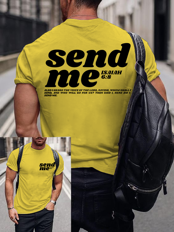 Send Me Jesus God Christian Cotton T-Shirt