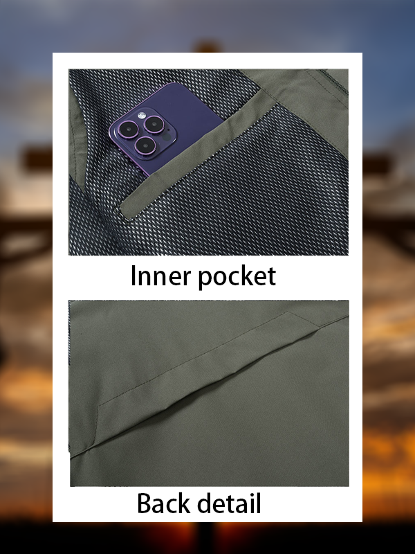 Cross Printed Outdoor Quick-dry Vest