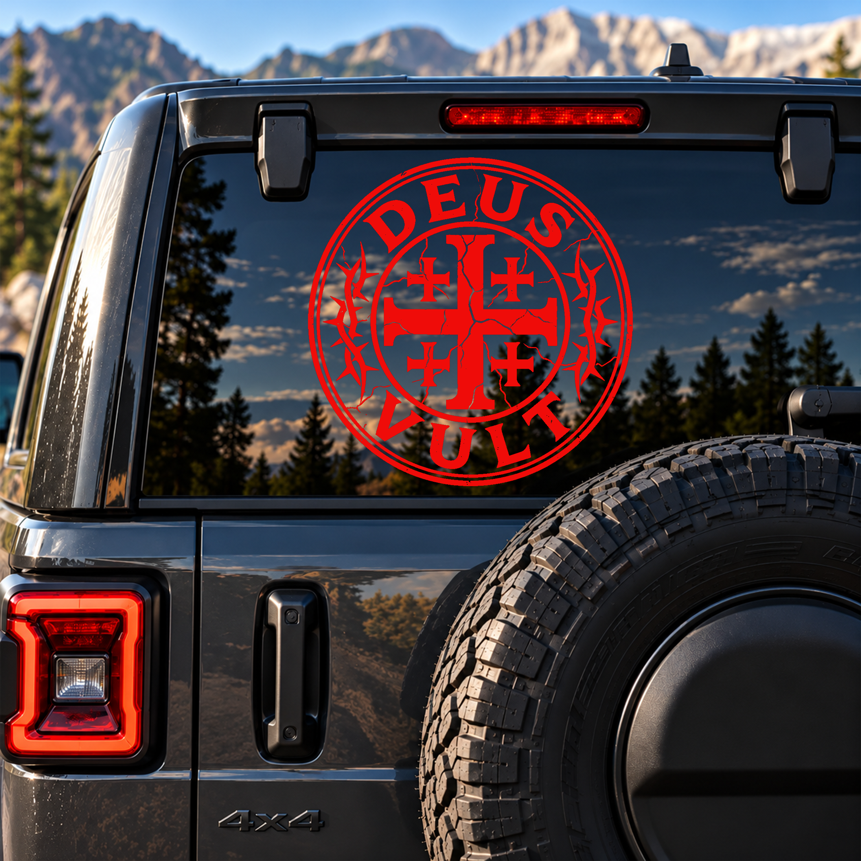 Car & Truck Vinyl Decals - Deus Vult   