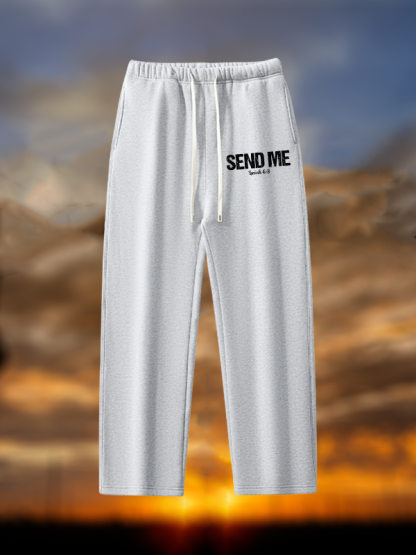 Isaiah 6:8 - SEND ME Christian Plush Fleece-Lined Sweatpant