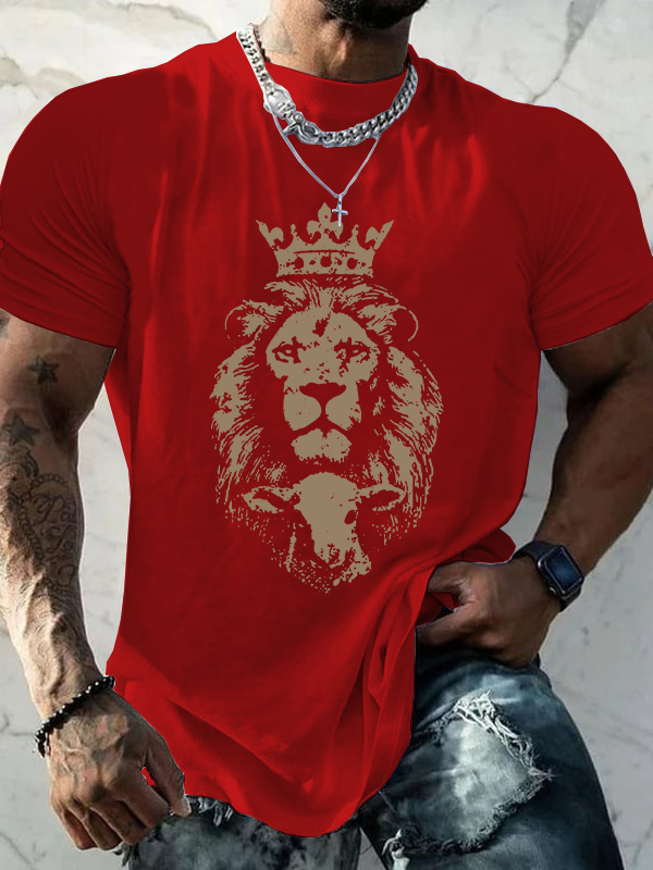 Cross Crew Neck Christian Cotton T-Shirt