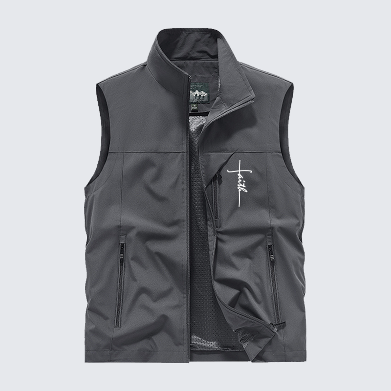 Faith Jesus God Christian Outdoor Quick-dry Vest