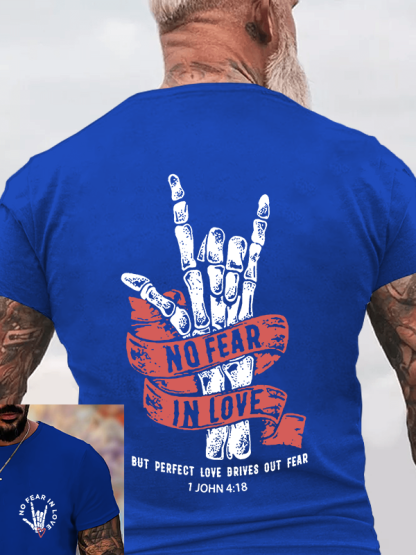 No Fear In Love Christian Cotton T-Shirt