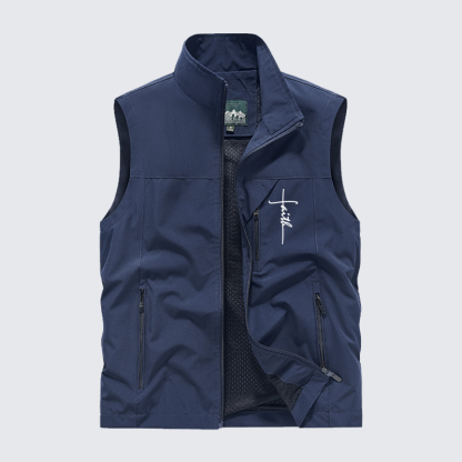 Faith Jesus God Christian Outdoor Quick-dry Vest