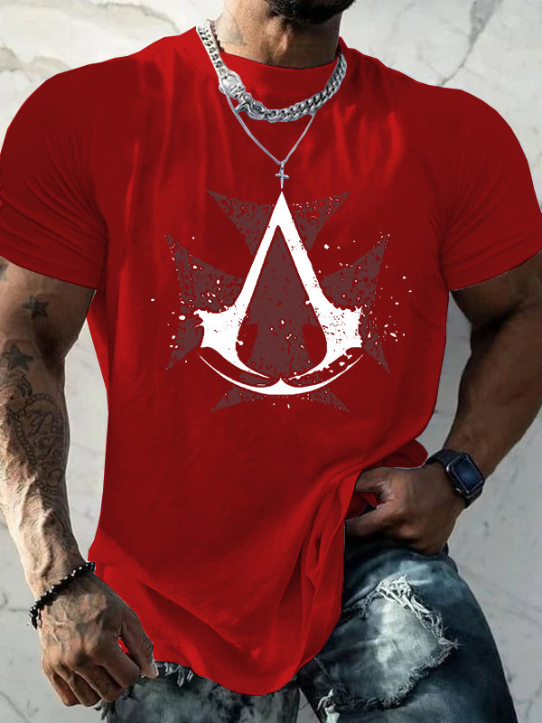 Cross Crew Neck Christian Cotton T-Shirt