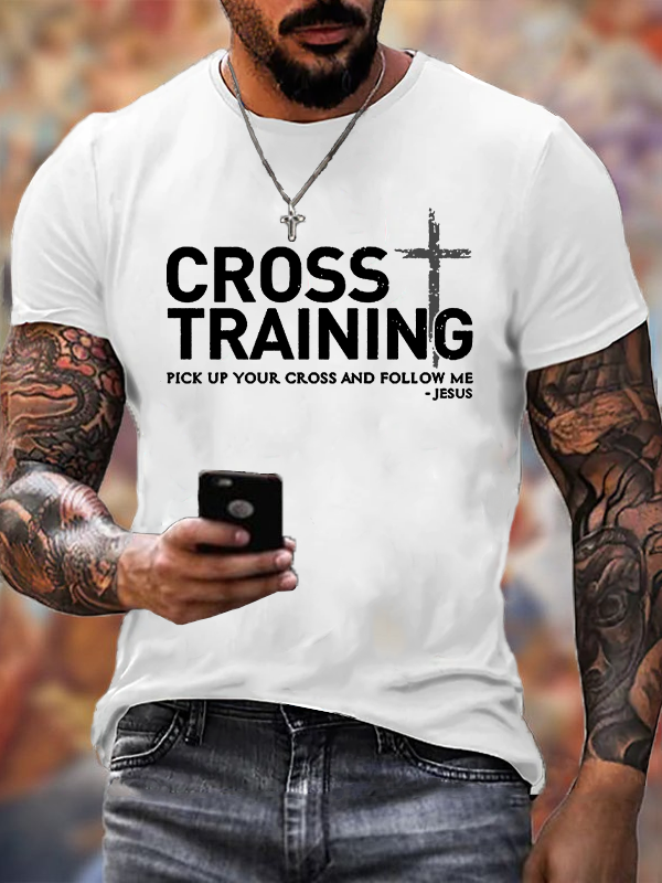 Cross Training Christian Cotton T-Shirt