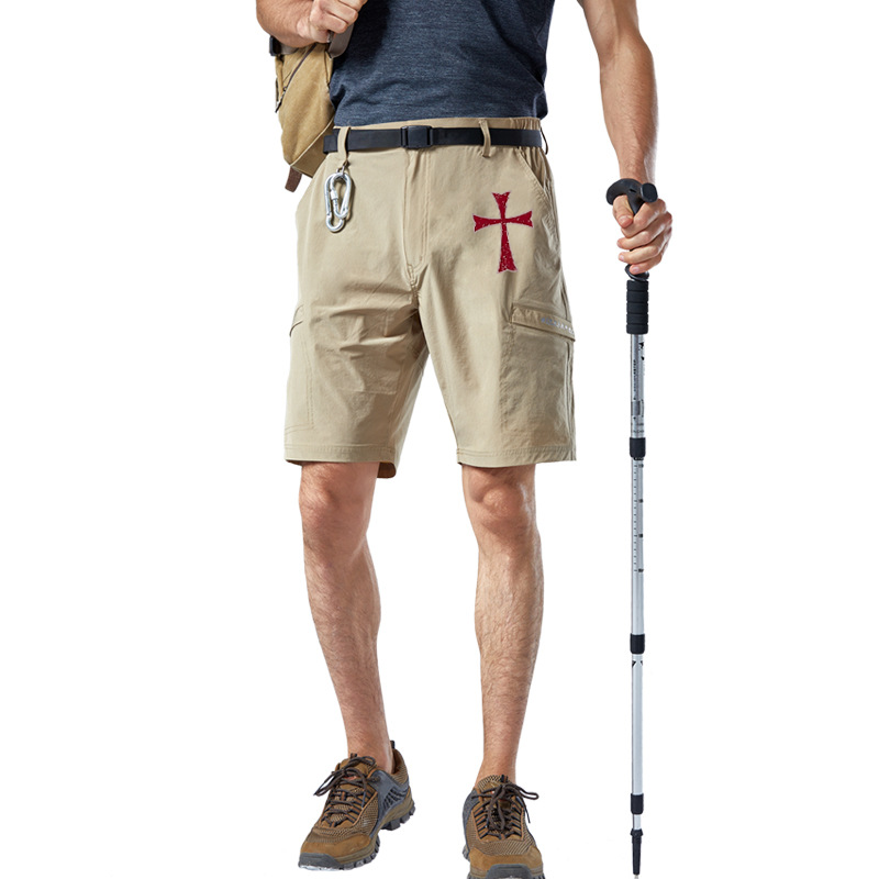 Knights Templar Crusader Quick-Dry Stretch Hiking Pants