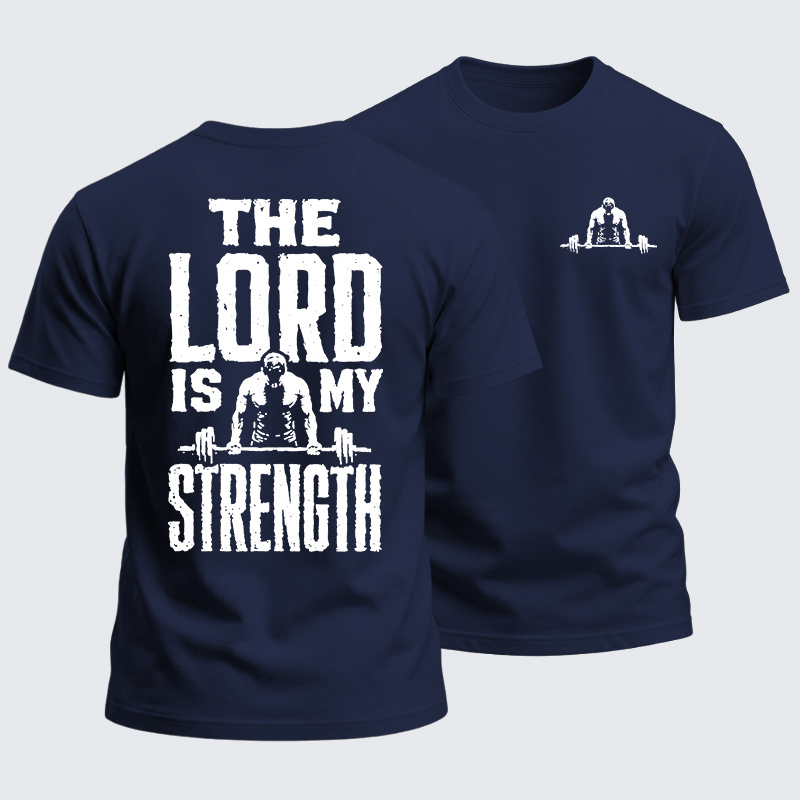 Heavyweight Cotton Tee - Lord Is My Strength