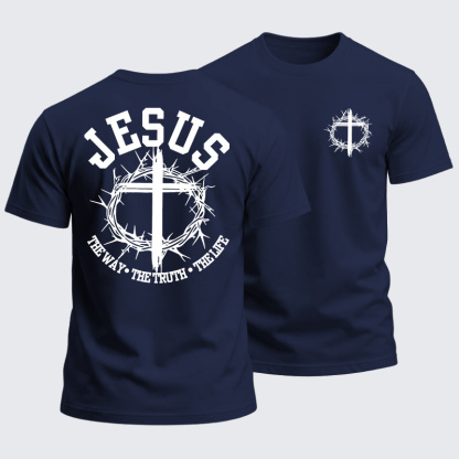 Heavyweight Cotton Tee - The Way The Truth The Life