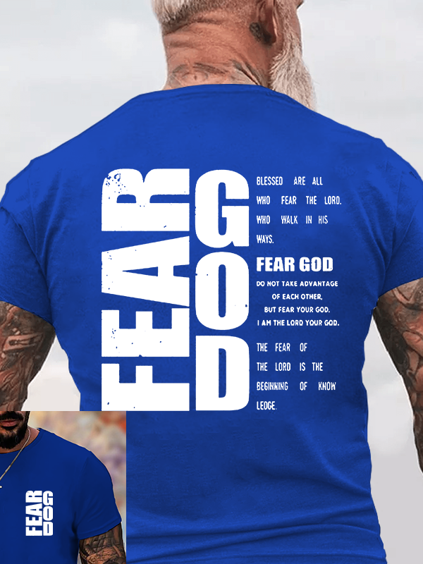 Fear God Christian Cotton T-Shirt