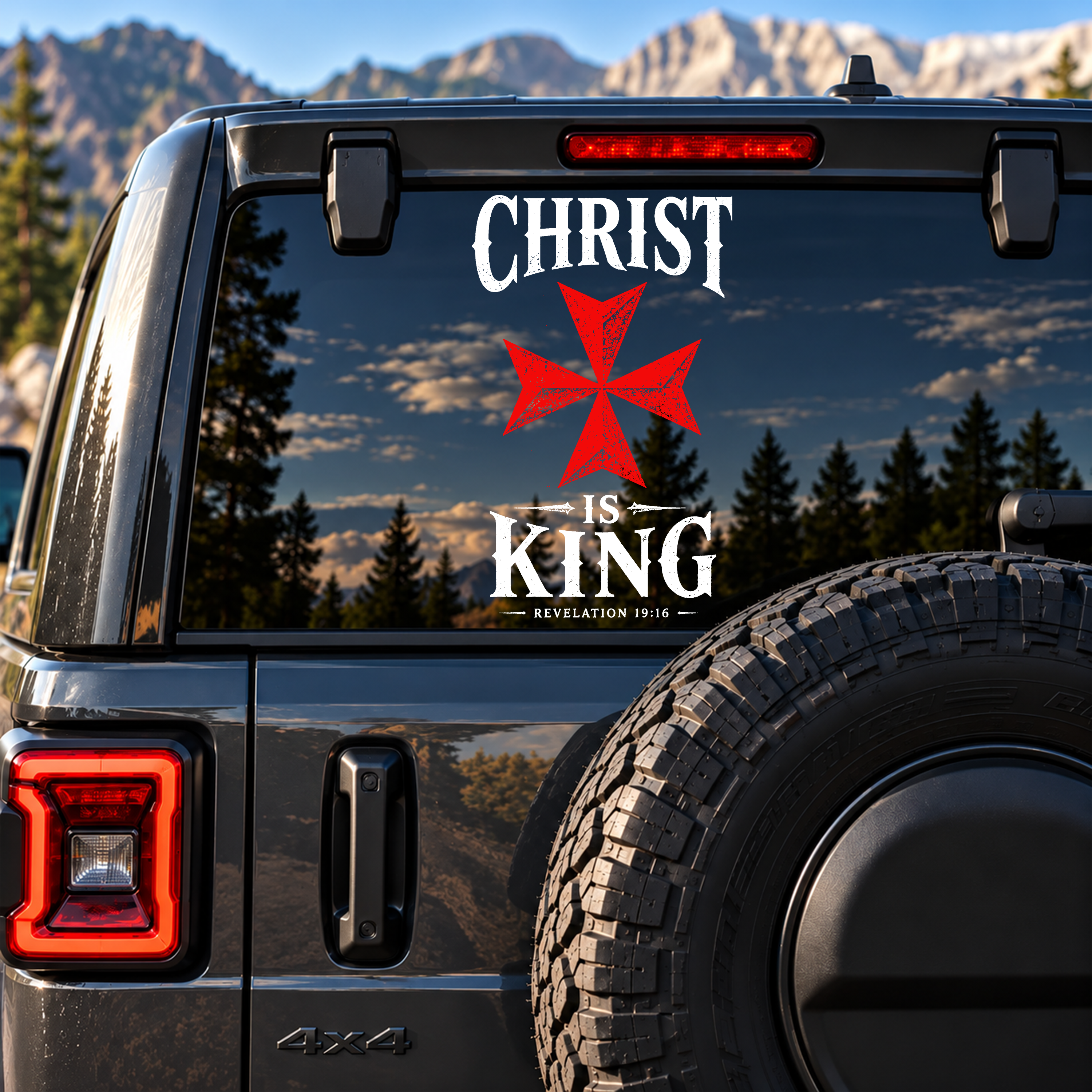 Car & Truck Vinyl Decals  - Christ Is King