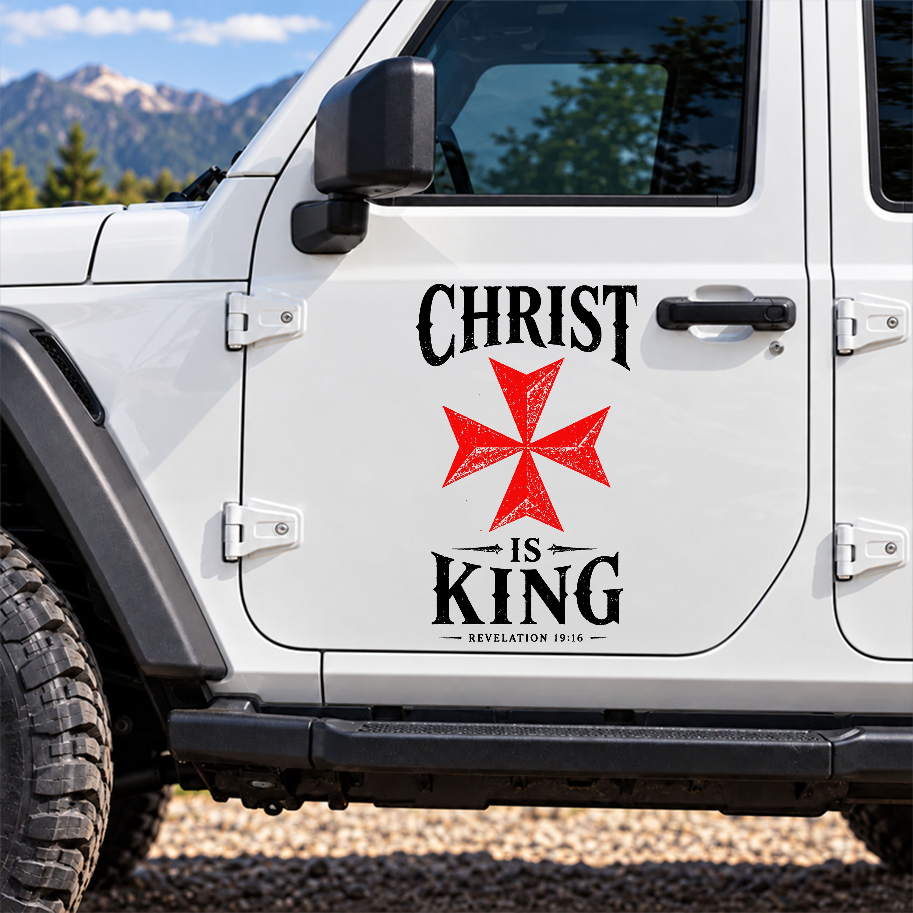 Car & Truck Vinyl Decals  - Christ Is King