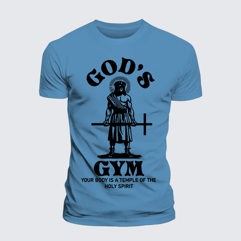 Your Body Is A Temple Of The Holy Spirit Jesus God Christian Premium Mercerized Cotton Tee