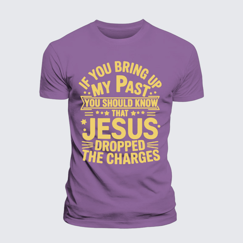 Jesus Dropped Jesus God Christian Premium Mercerized Cotton Tee