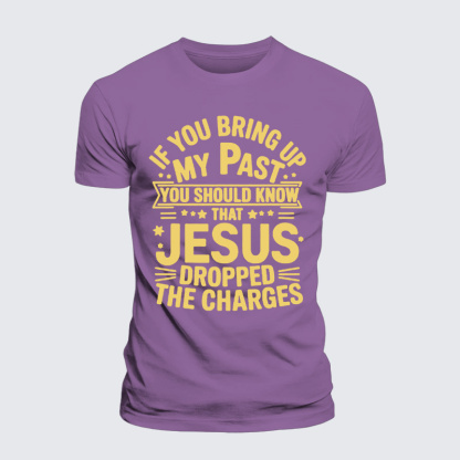 Jesus Dropped Jesus God Christian Premium Mercerized Cotton Tee