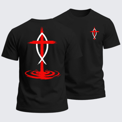 Heavyweight Cotton Tee - The Fisher’s Cross