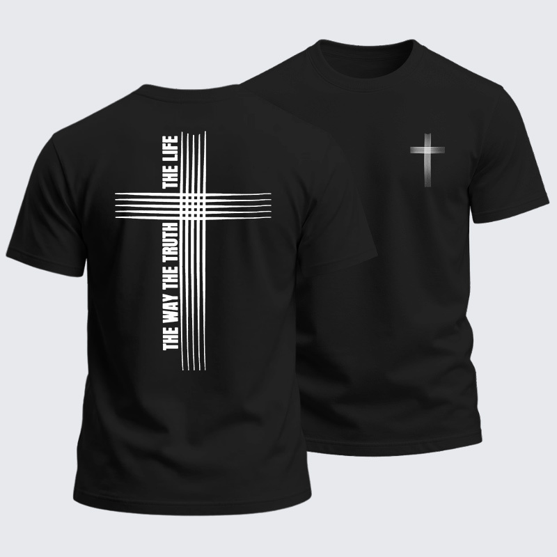 Heavyweight Cotton Tee - The Way The Truth The Life