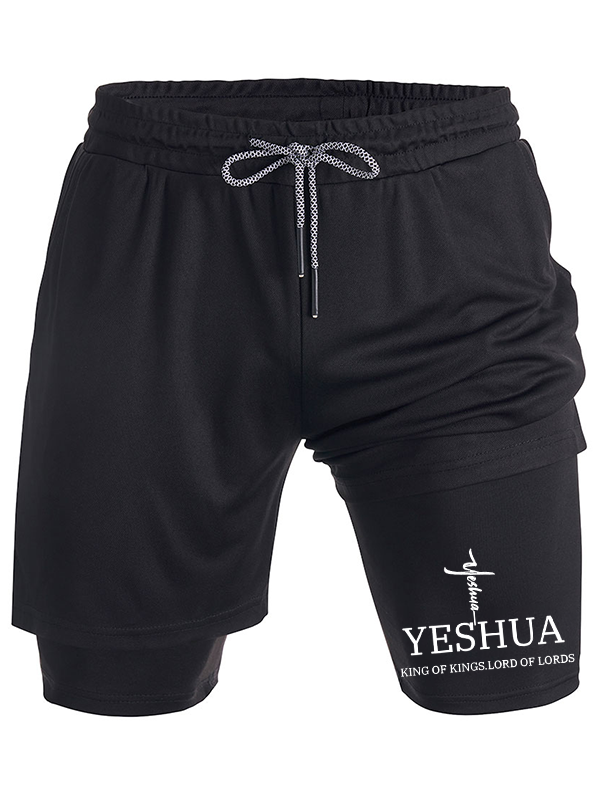Yeshua King Of Kings Lord Of Lords Christian Performance Shorts