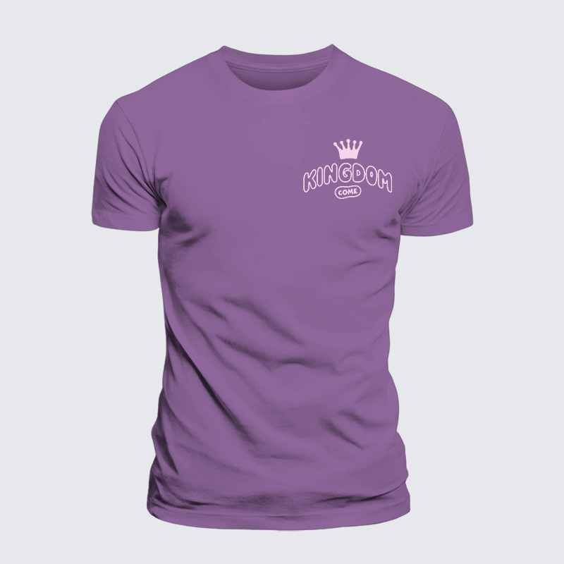 Kimgdom Come Jesus God Christian Premium Mercerized Cotton Tee