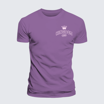 Kimgdom Come Jesus God Christian Premium Mercerized Cotton Tee