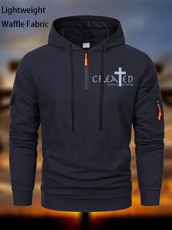 Created with a Purpose  Zipper Hoodies