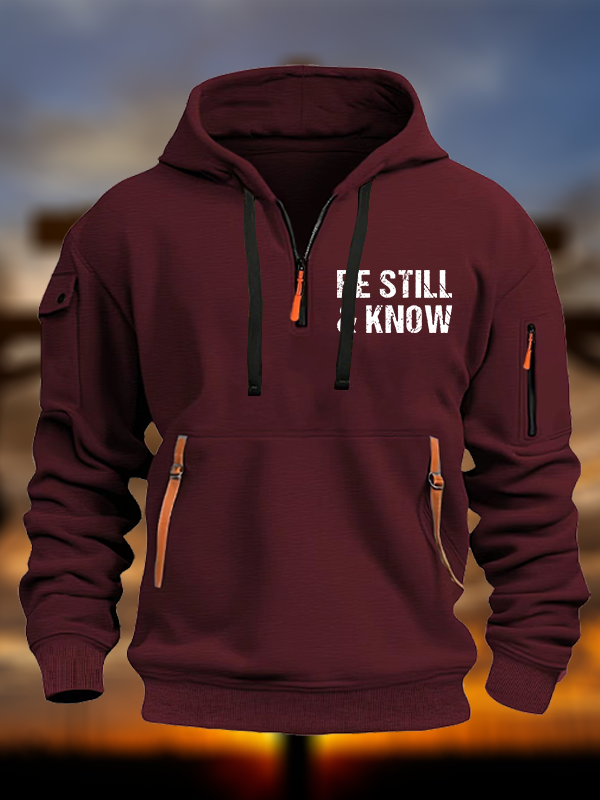 Be Still And Know Jesus God Christian Zipper Hoodies
