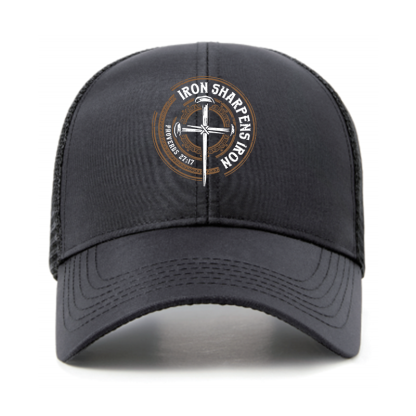 Iron Sharpens Iron - Proverbs 27:17 Jesus God Christian Hats