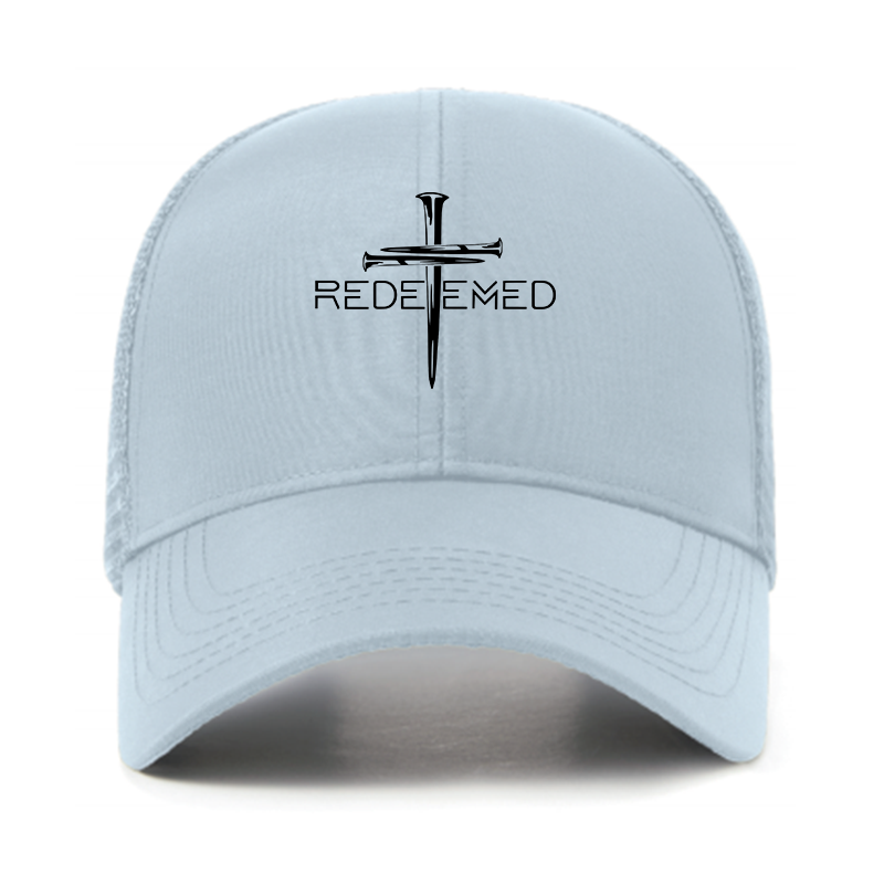 Cross Nails Redeemed Jesus God Christian Hats