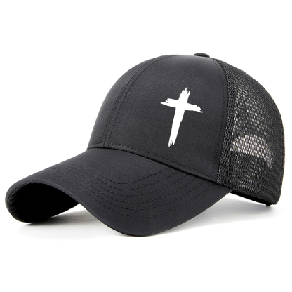 Cross Print Hats