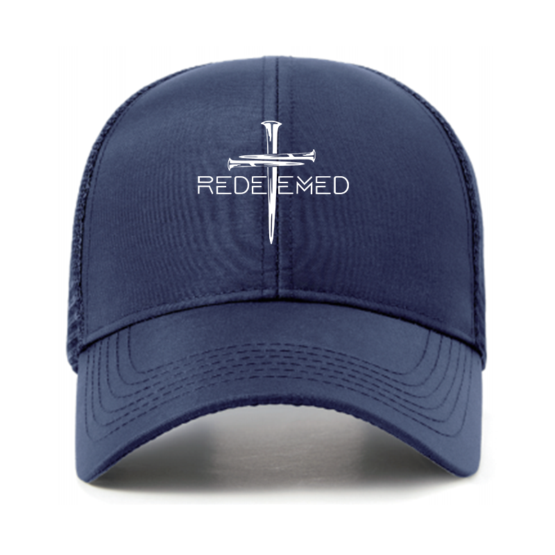 Cross Nails Redeemed Jesus God Christian Hats