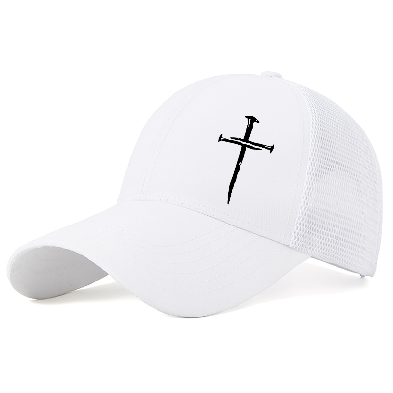 Nail Cross Jesus God Christian Hats
