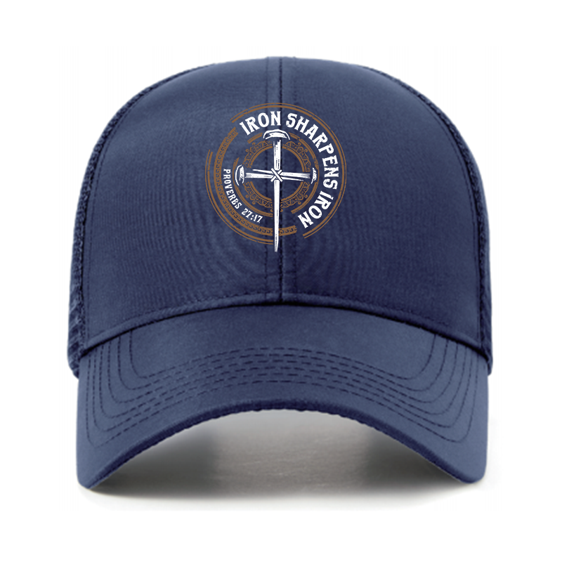 Iron Sharpens Iron - Proverbs 27:17 Jesus God Christian Hats