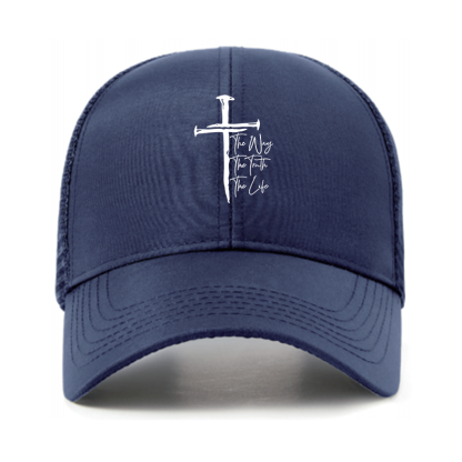 The Way The Truth The Life Jesus God Christian Hats