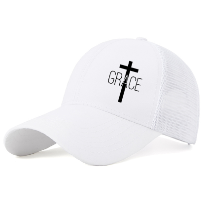 Grace Cross  Jesus God Christian Hats